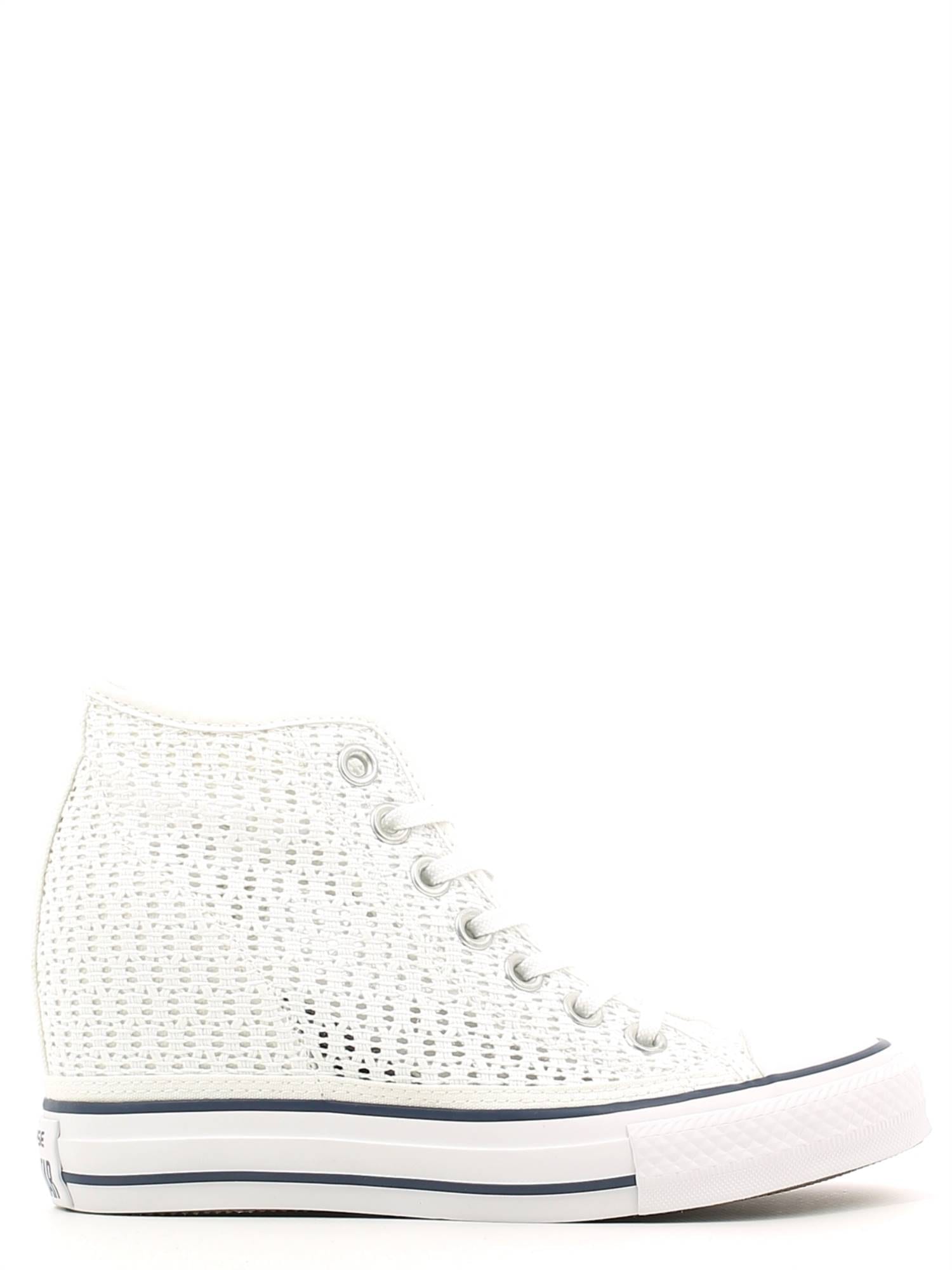 Converse : Chuck Taylor All Star mid lux tiny crochet White/white | o-zone  shop