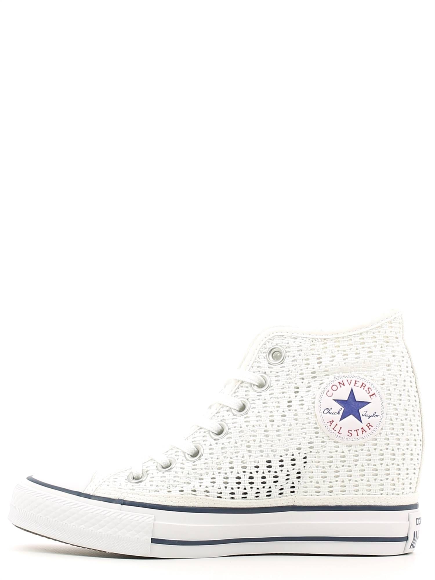 Converse : Chuck Taylor All Star mid lux tiny crochet White/white | o-zone  shop
