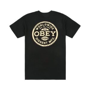 Obey : Dissent standards tee - Black