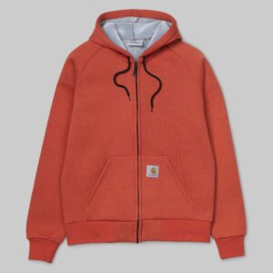 Carhartt wip : Car-lux hooded jacket - Brick orange